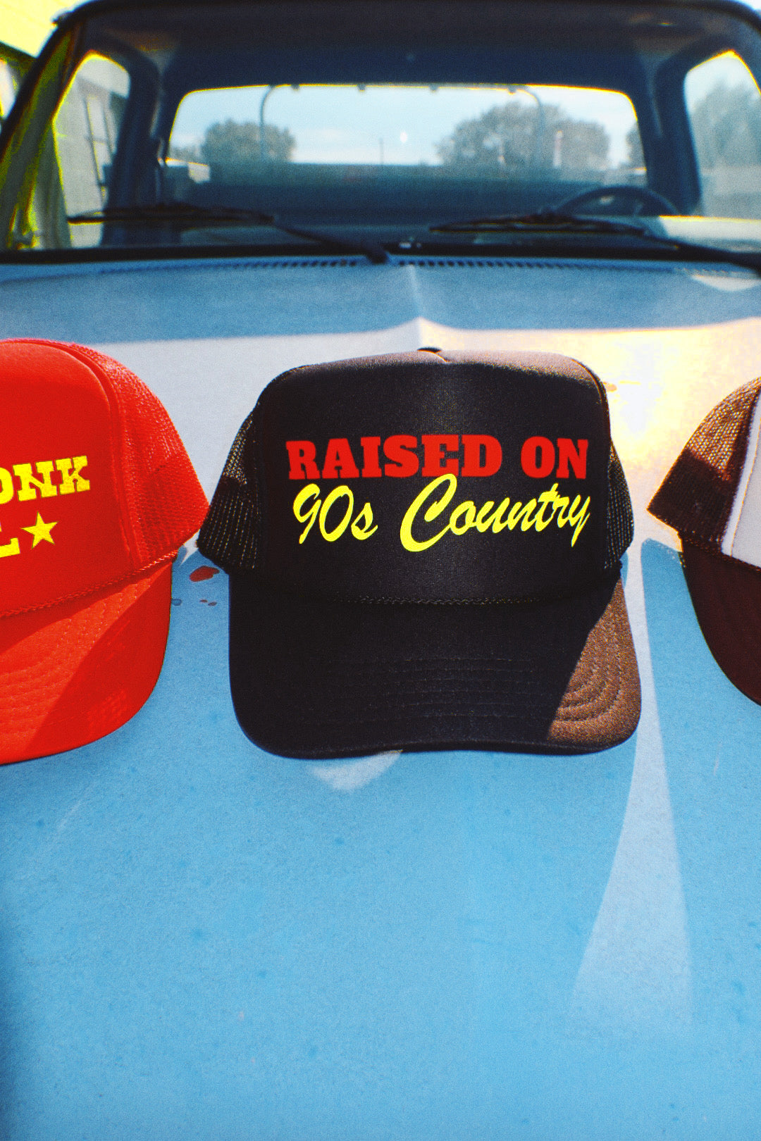 Raised On 90s Country Trucker Hat