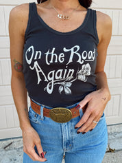 On The Road Again Lace Tank