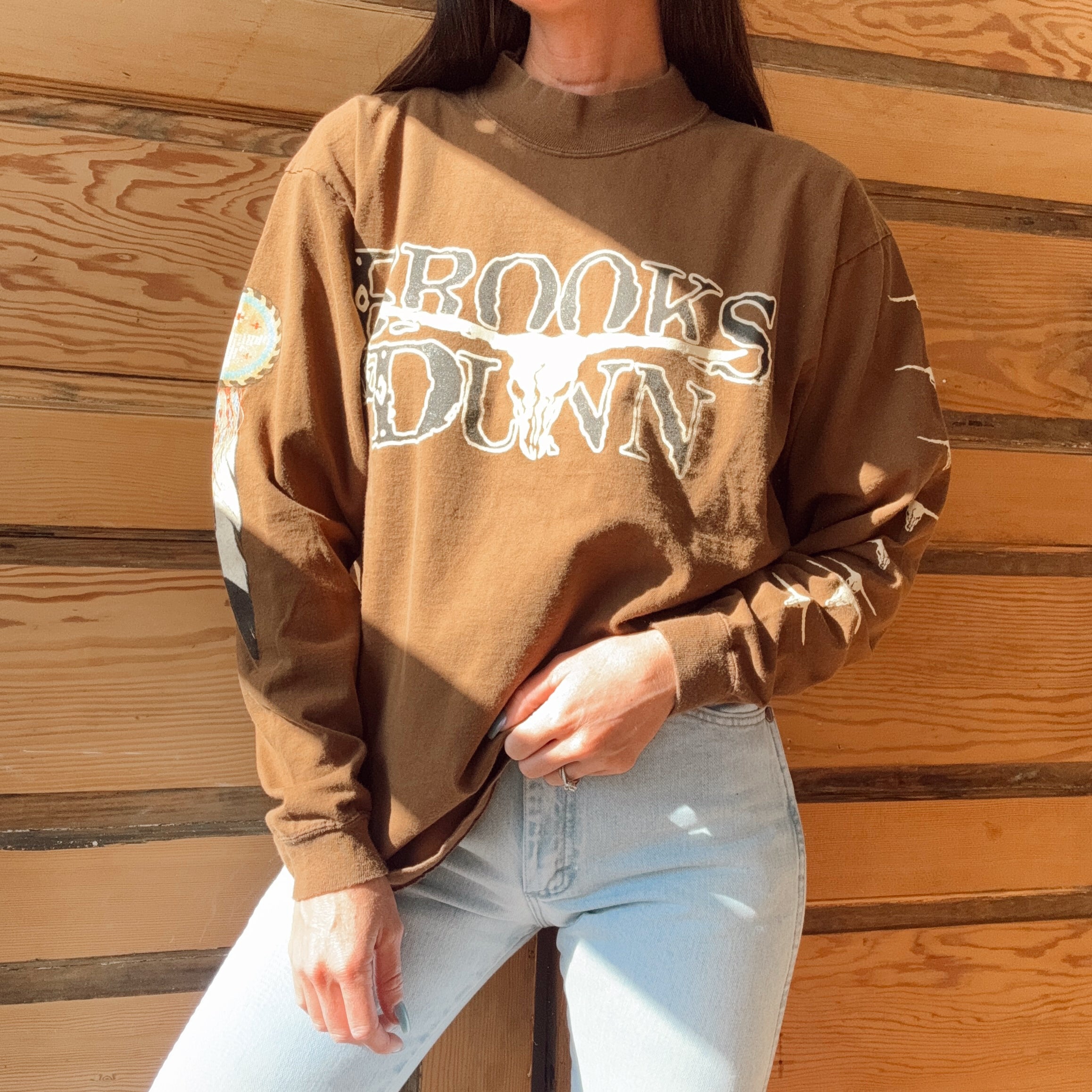 Vintage 90s Brooks & Dunn Longhorn Tee