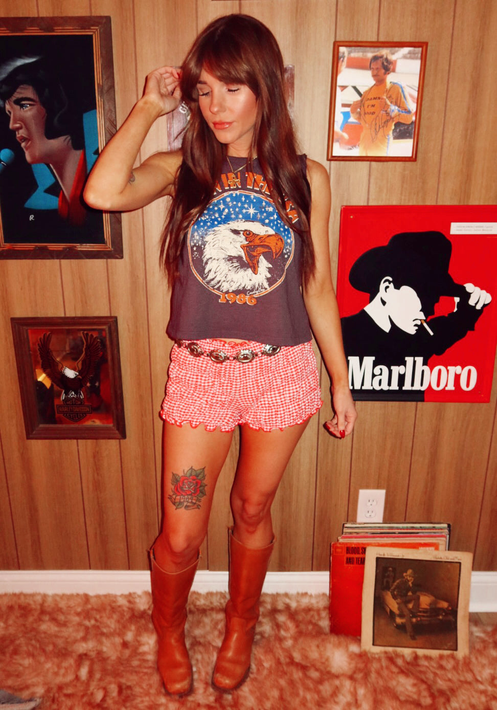 80s Eagle Muscle Tank