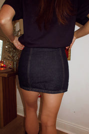 Midnight Denim Skirt