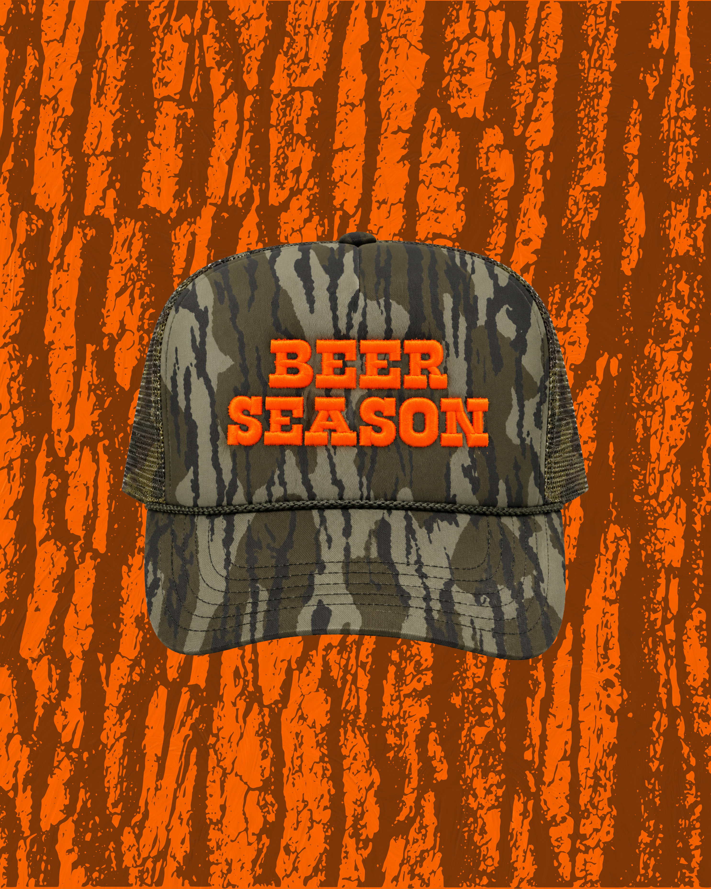 Beer Season Camo Trucker Hat