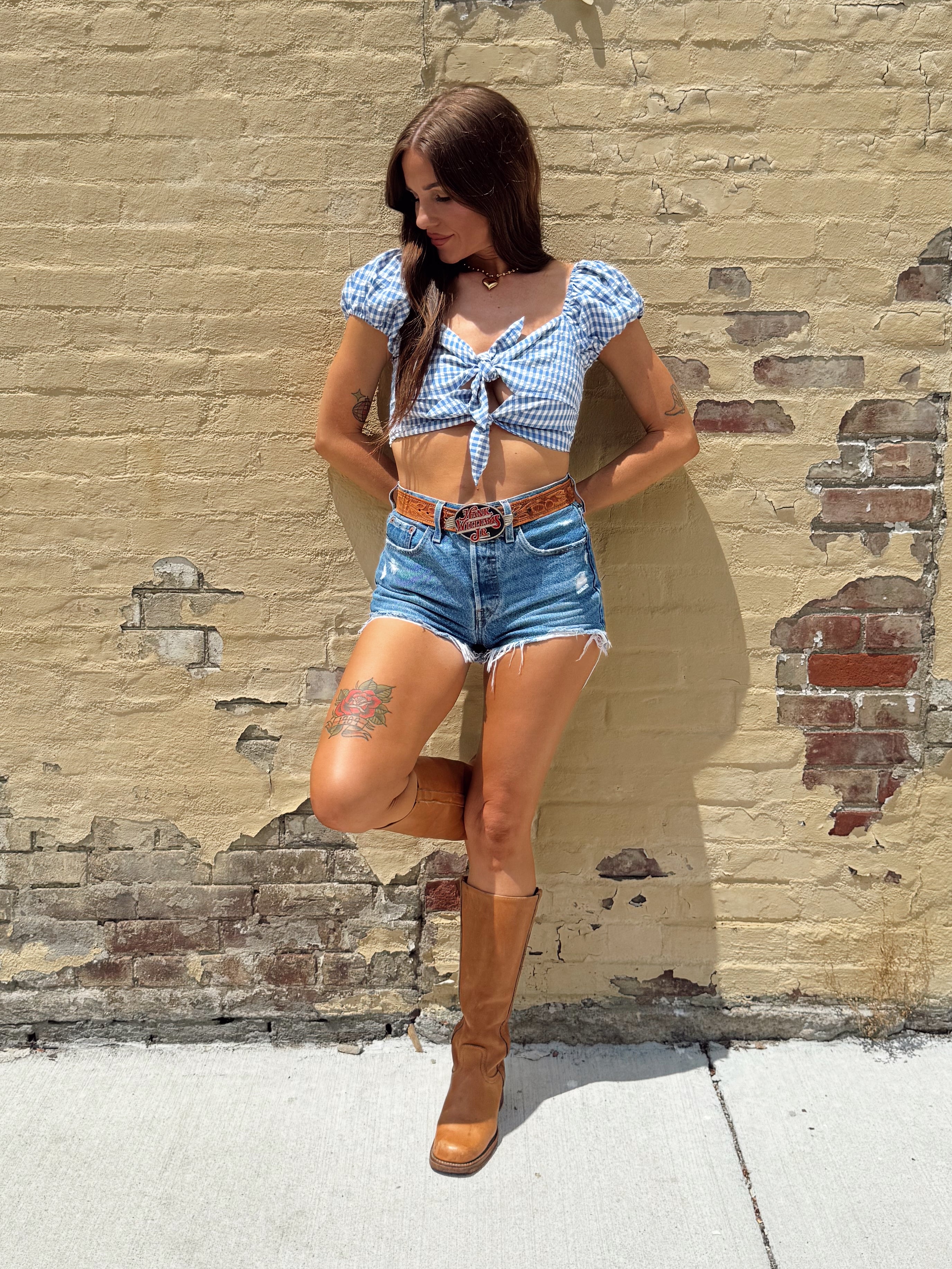 Backseat Blues Top