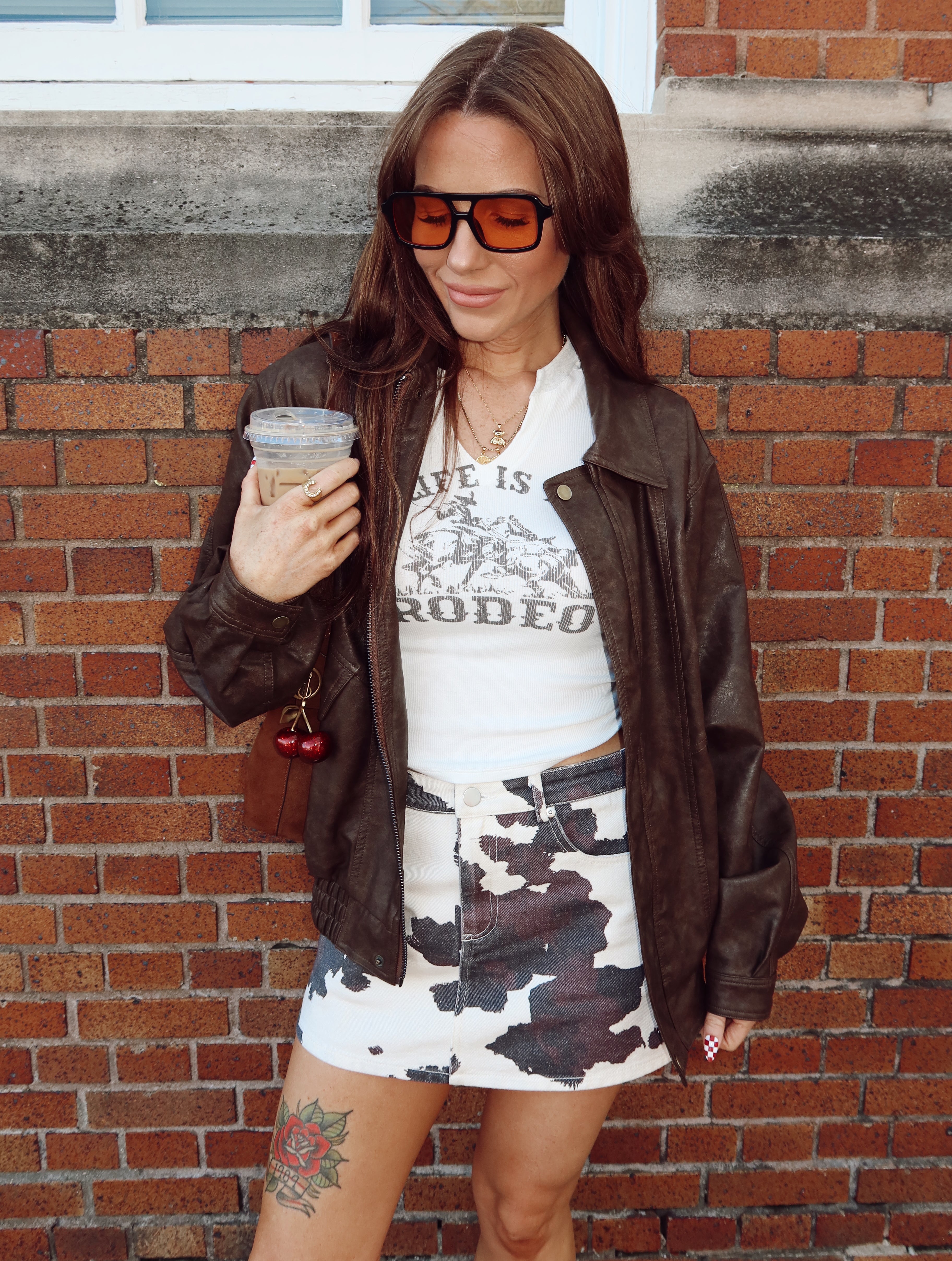Saddle Up Denim Skirt