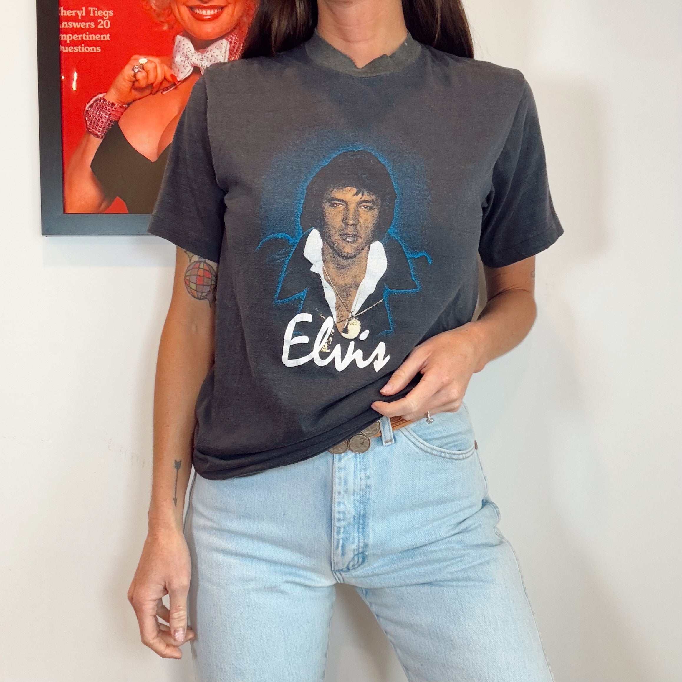 Vintage 80s Elvis Tee