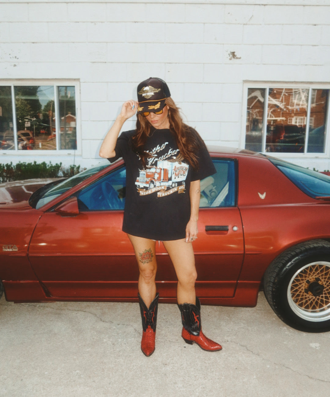 Mother Trucker Neon Moon Truckin' Co. Tee
