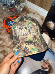 Cowboy Boot Camo Trucker Hat