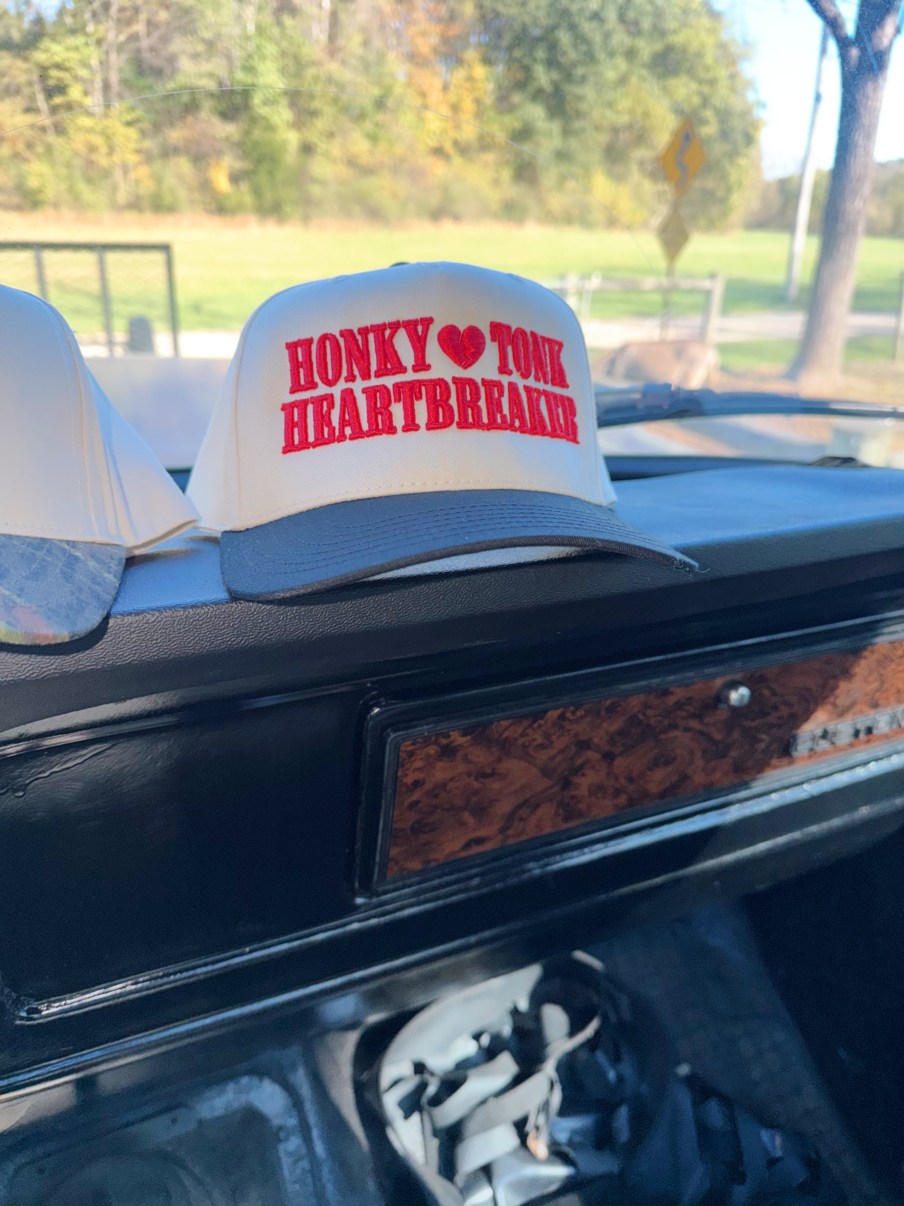 Honky Tonk Heartbreaker Embroidered Trucker Hat