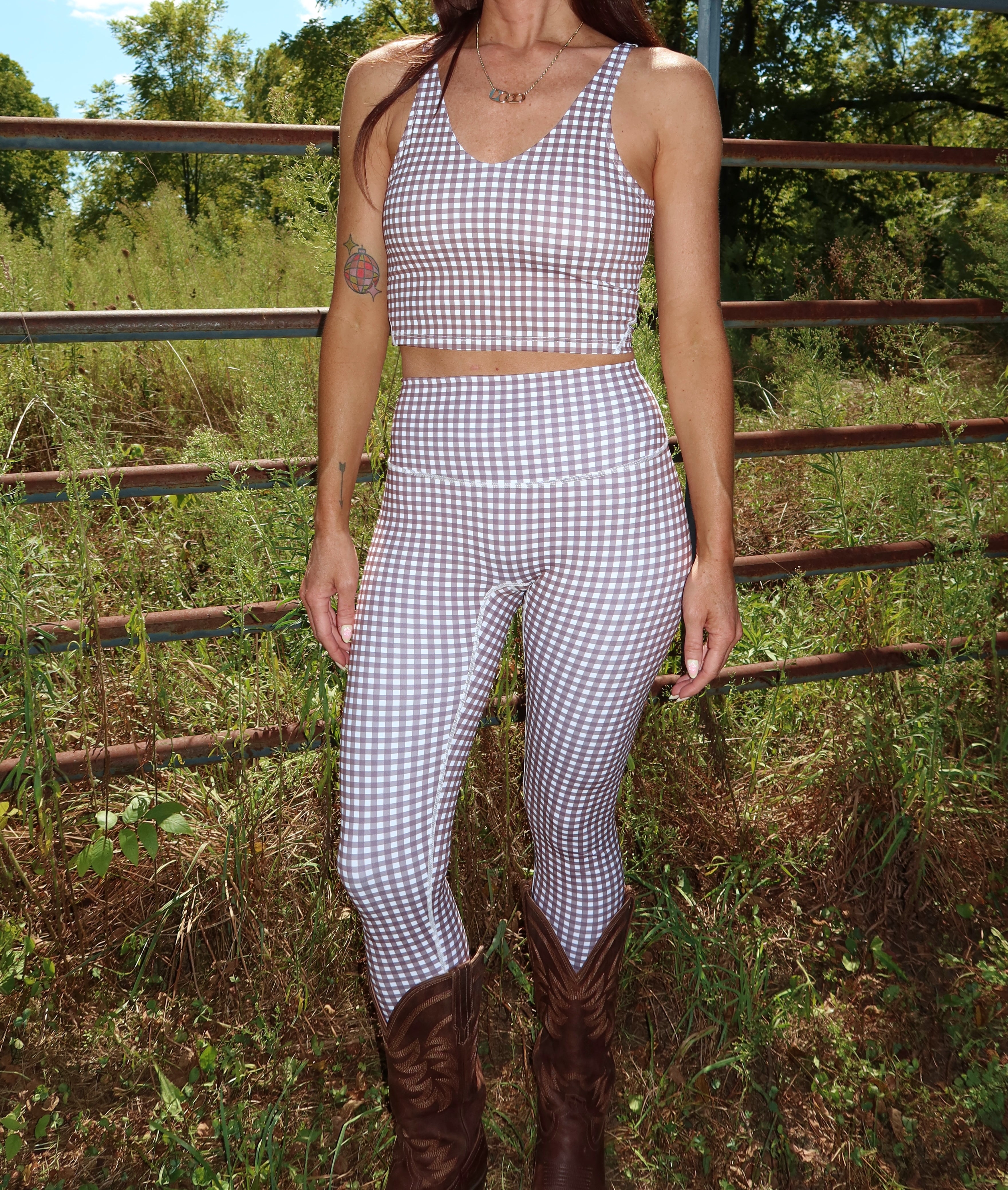 Lil Miss Gingham Tank