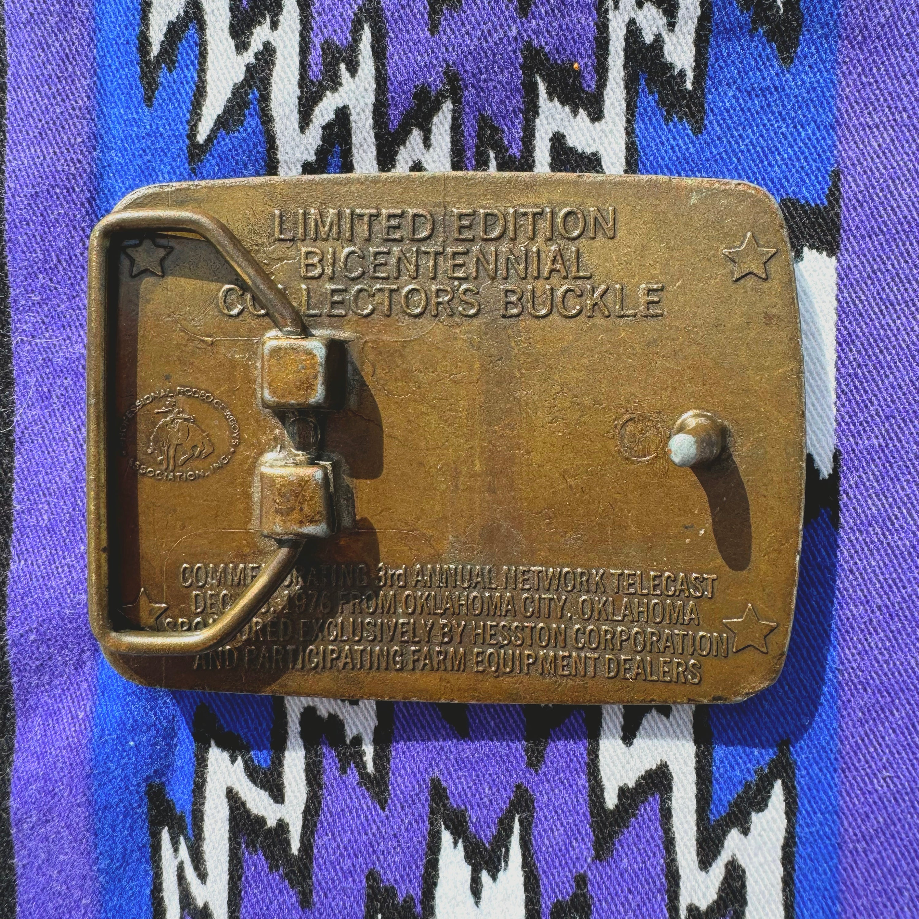 Vintage 1976 National Finals Rodeo Buckle