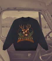 Retro Buck Country Crewneck Sweatshirt