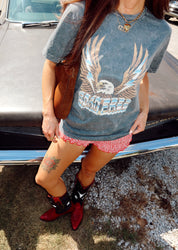 Born Free Retro Eagle Tee