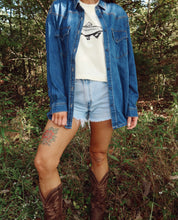 Western Denim Shacket