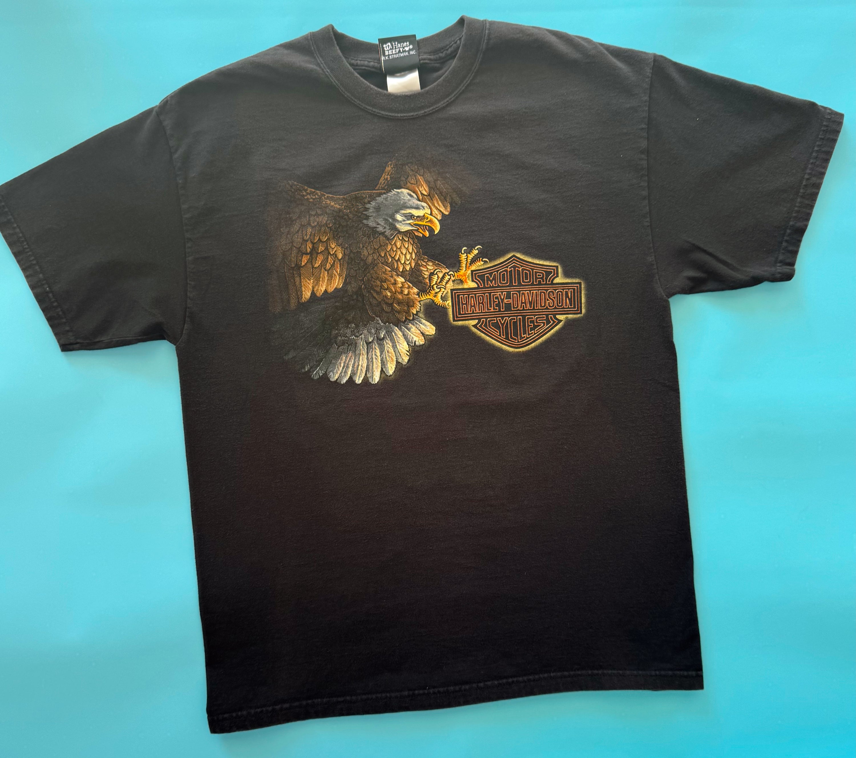 Vintage Harley Davidson Eagle Bar & Shield Tee