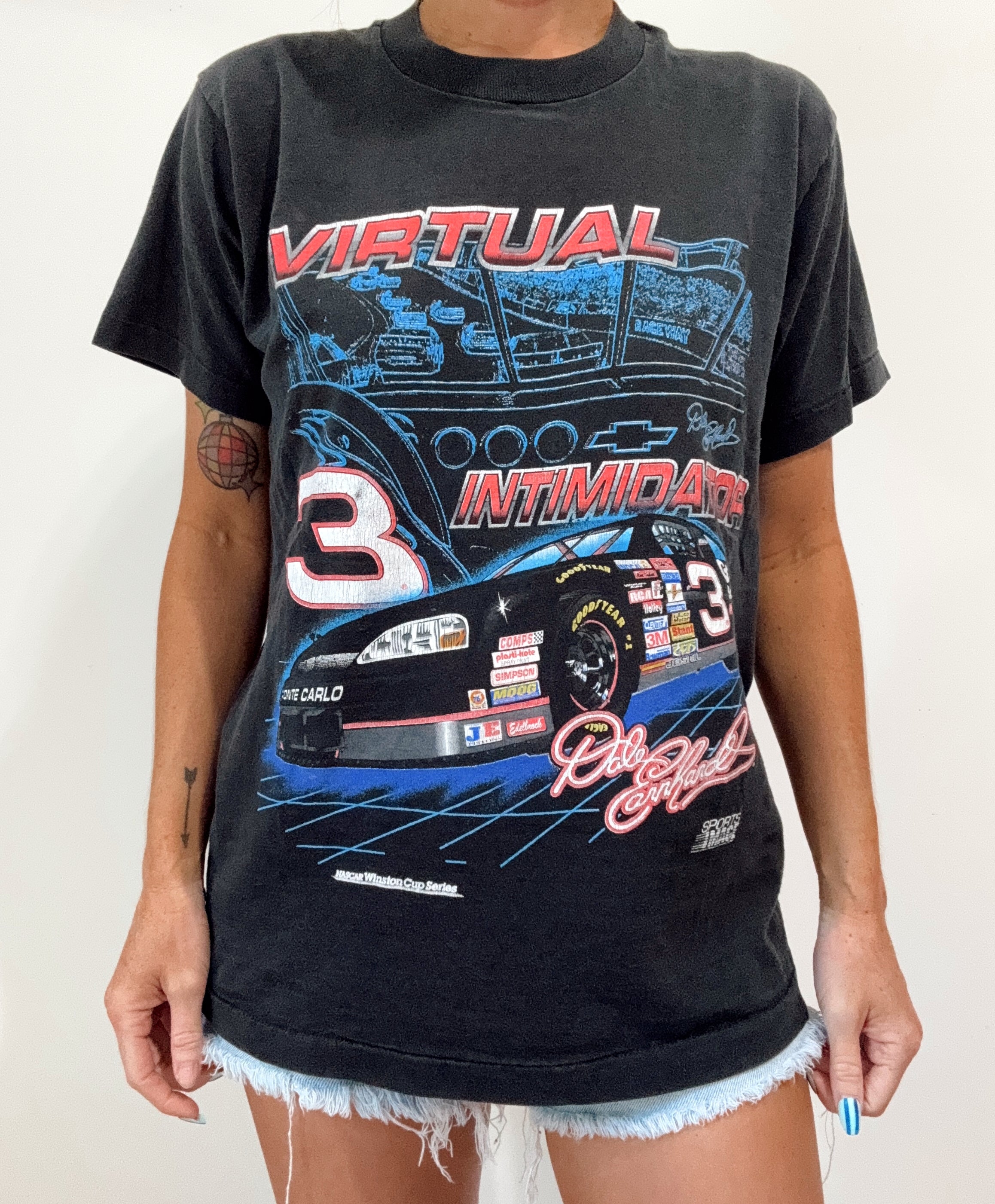 Vintage 90s Dale Earnhardt Virtual Intimidator Tee