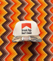 Drunk Cigs Don't Count Camo Trucker Hat