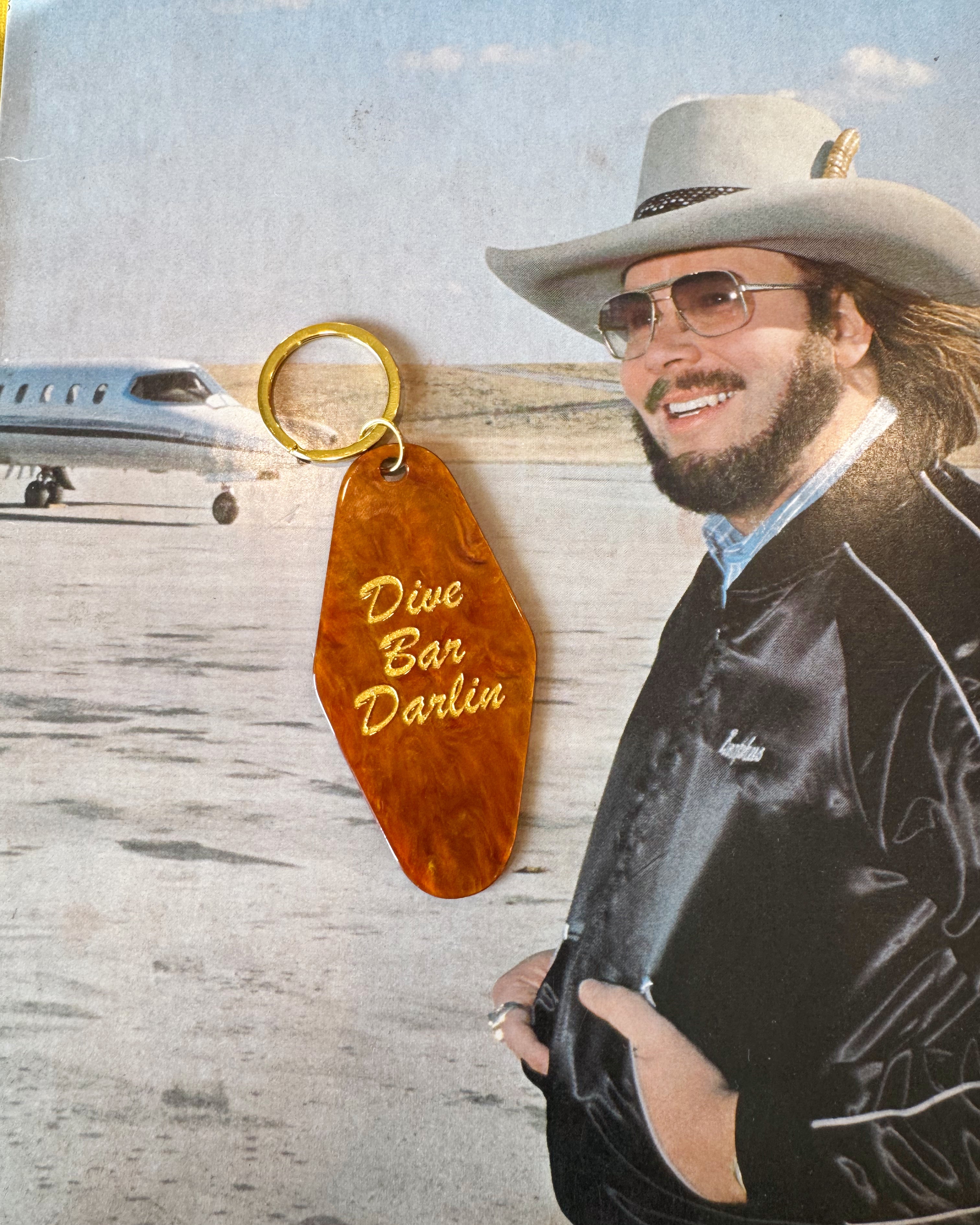 Dive Bar Darlin' Motel Keychain