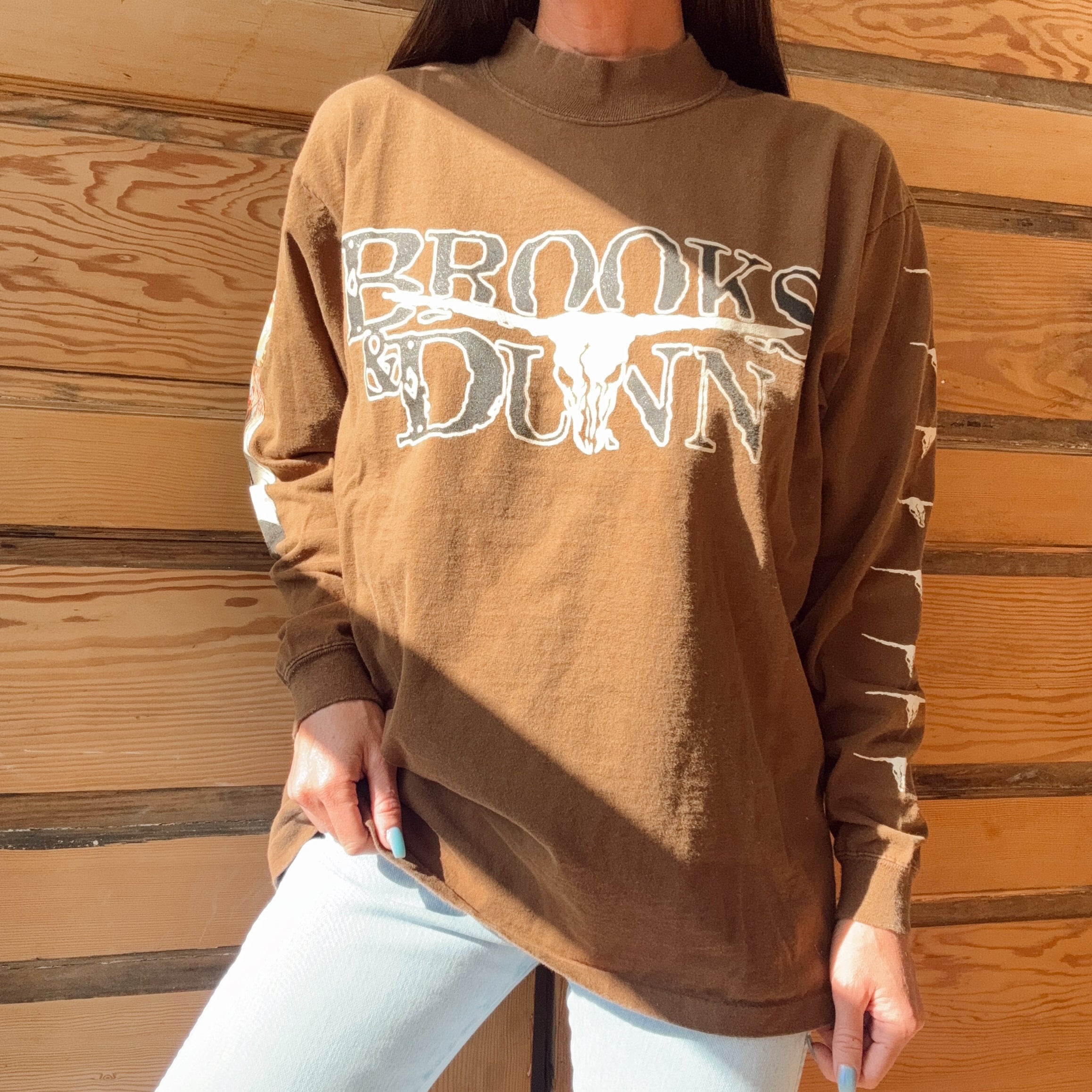 Vintage 90s Brooks & Dunn Longhorn Tee