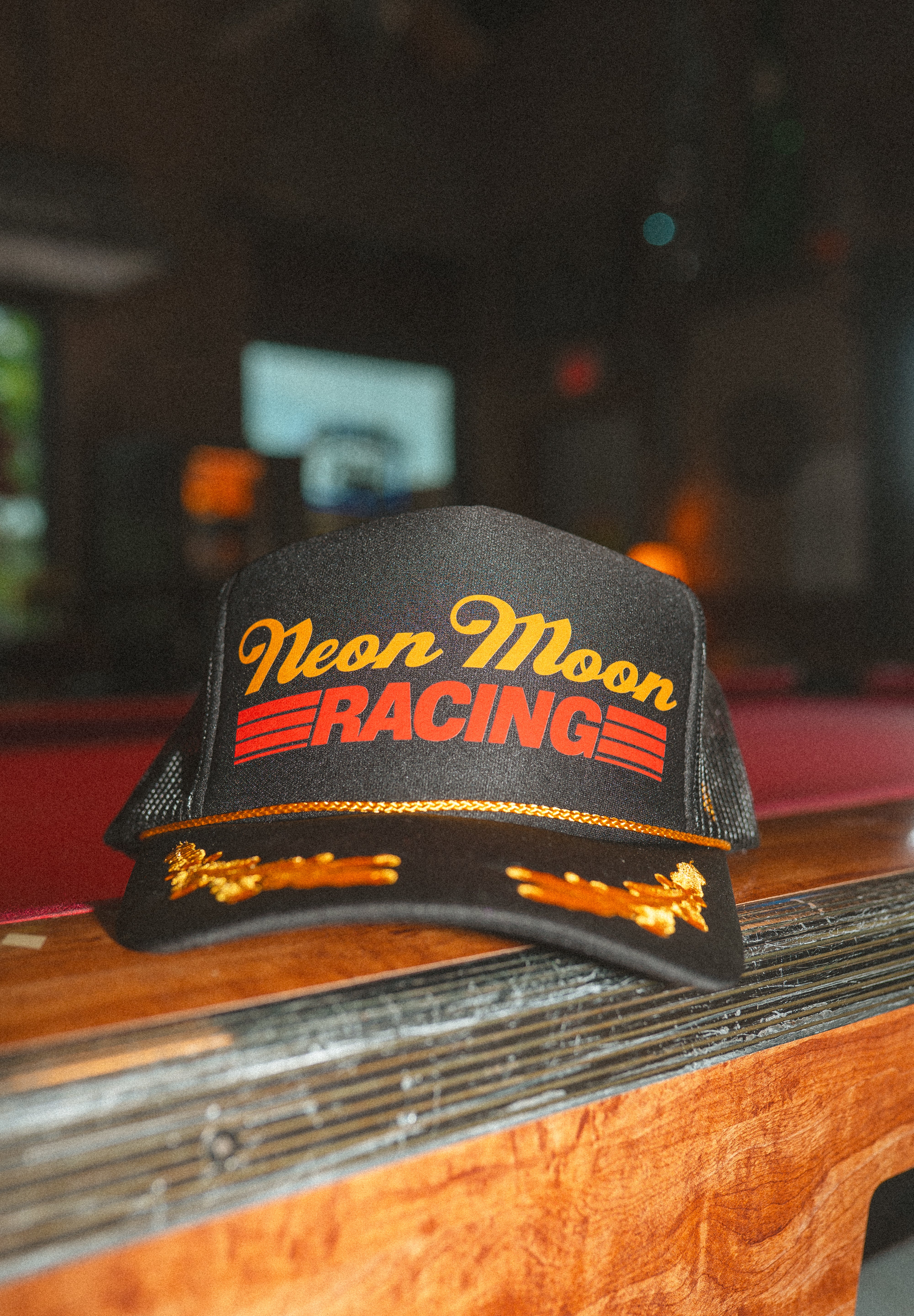 Neon Moon Racing Trucker Hat