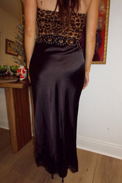 Midnight Lace Maxi Skirt