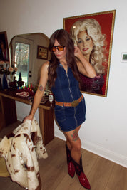 Dive Bar Darlin’ Denim Dress