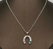 Lucky Cowgirl Horseshoe Necklace