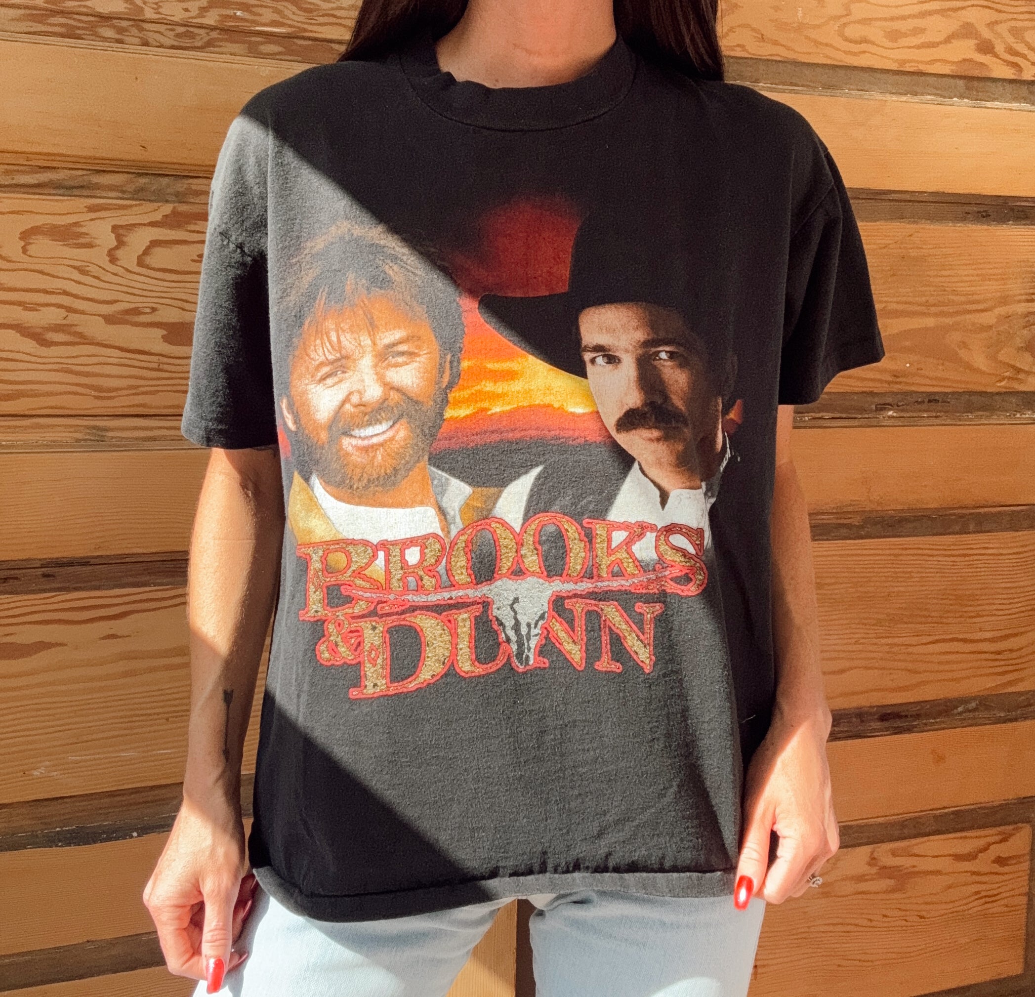 Vintage Brooks & Dunn Waitin' On Sundown Tour Tee