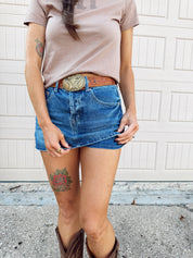 Dirt Road Denim Skort