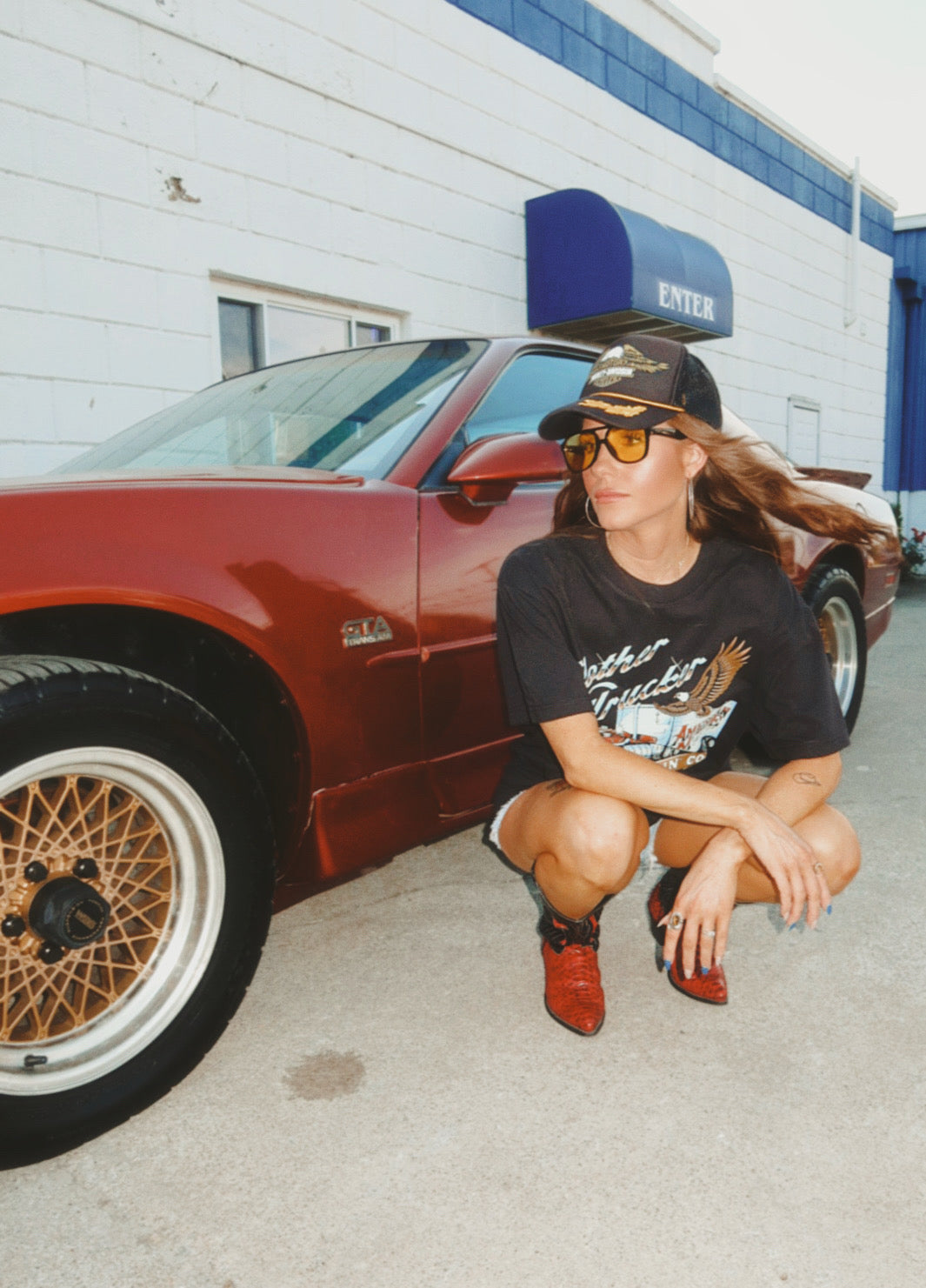 Mother Trucker Neon Moon Truckin' Co. Tee