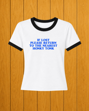 Lost Honky Tonk Ringer Tee