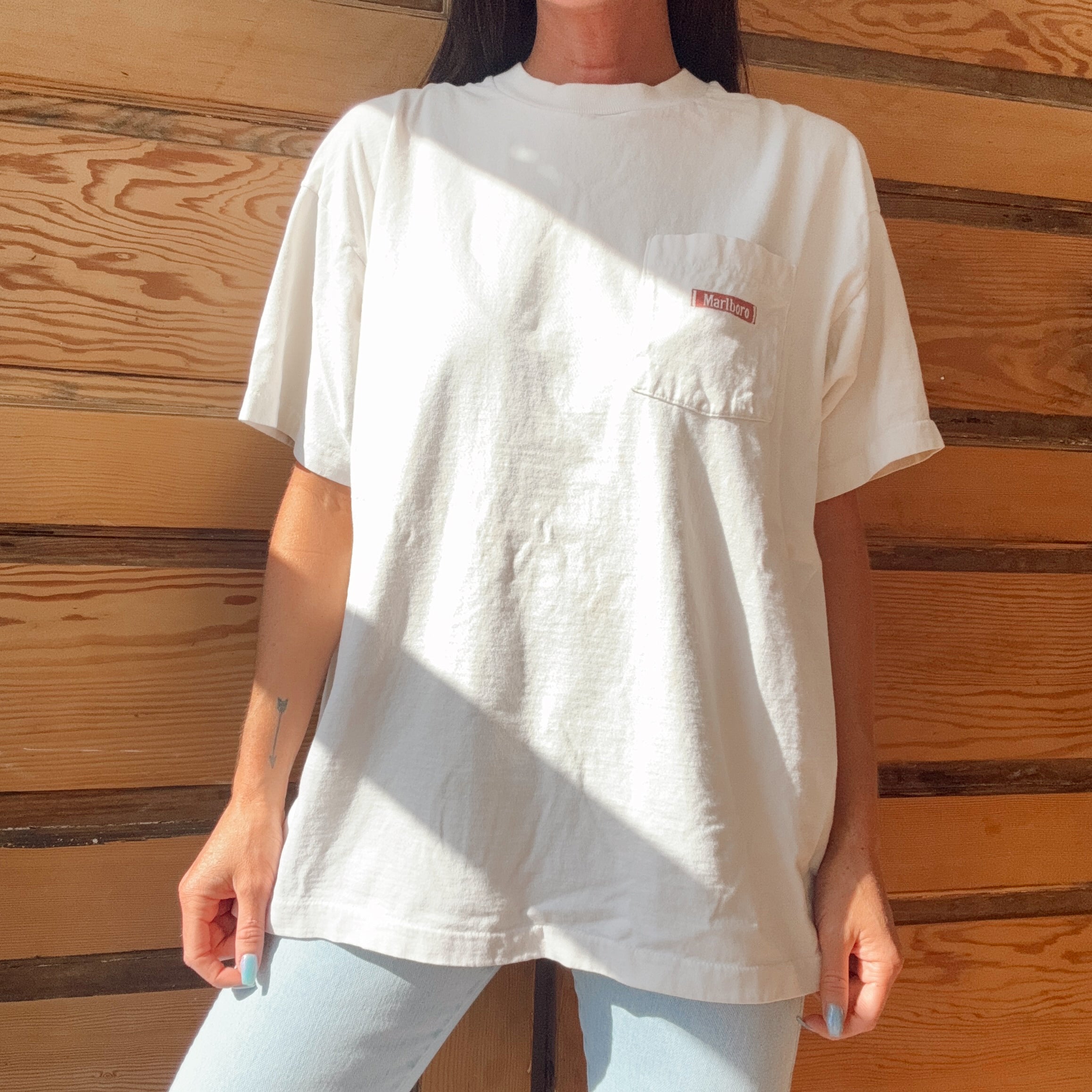 Vintage 90s Marlboro Cactus Pocket Tee