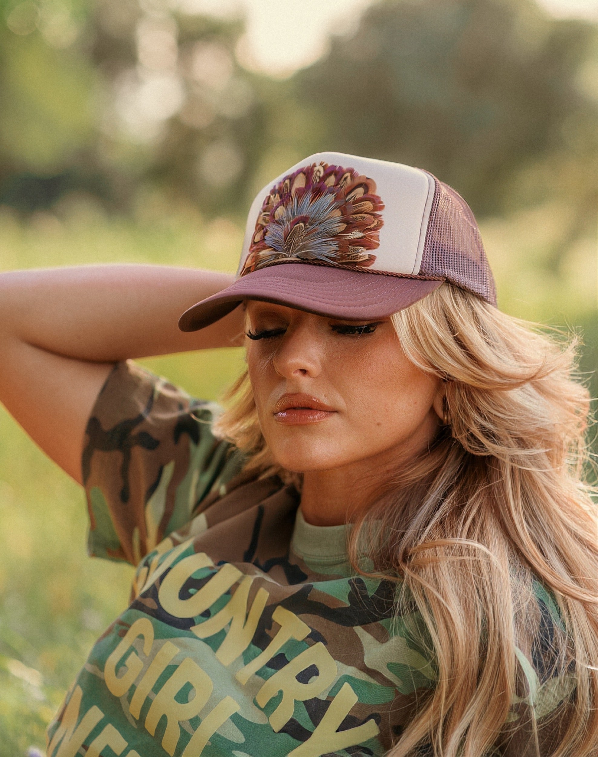 Little Miss Backwoods Trucker Hat