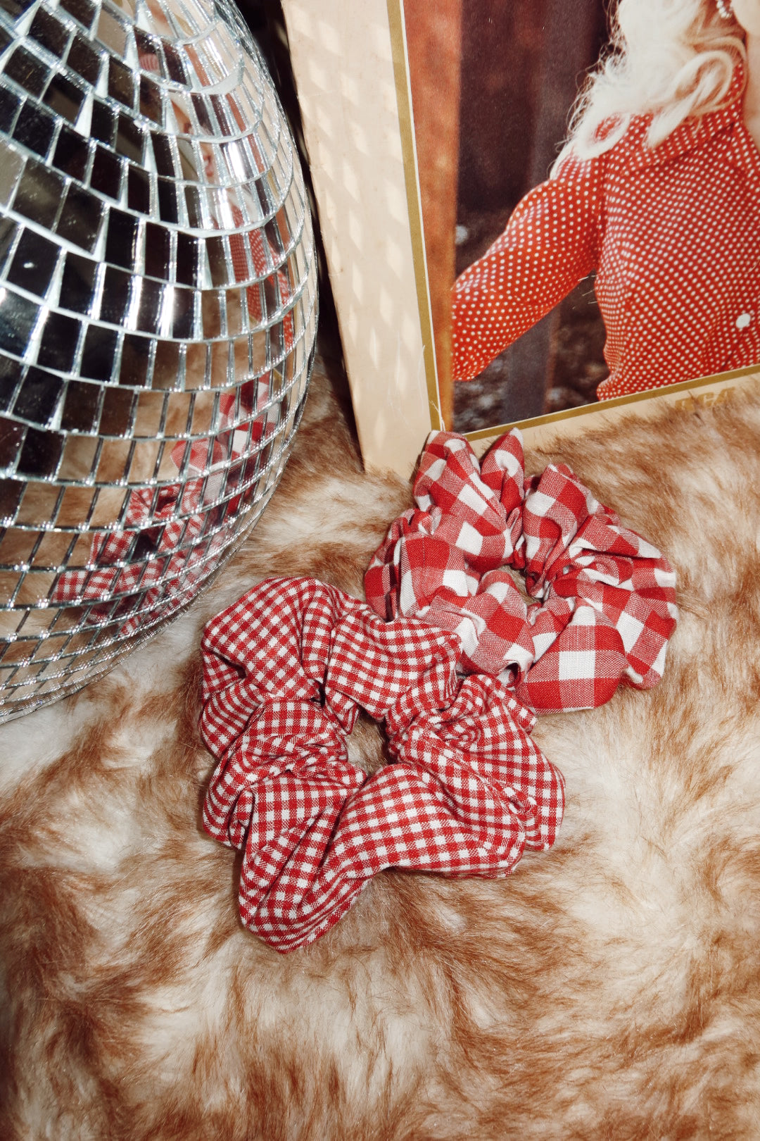 Sweet Tea Gingham Scrunchies