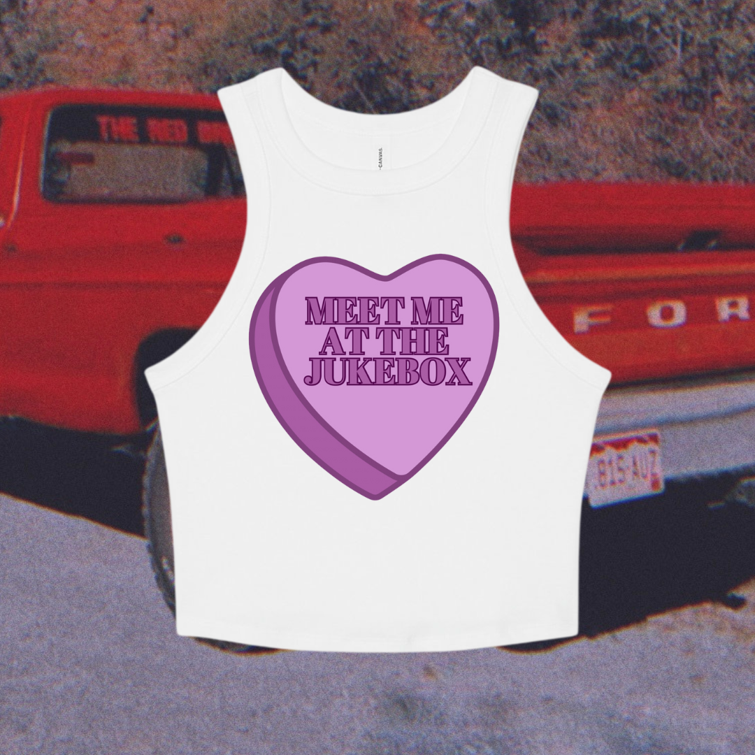 Meet Me At The Jukebox Sweetheart Tank