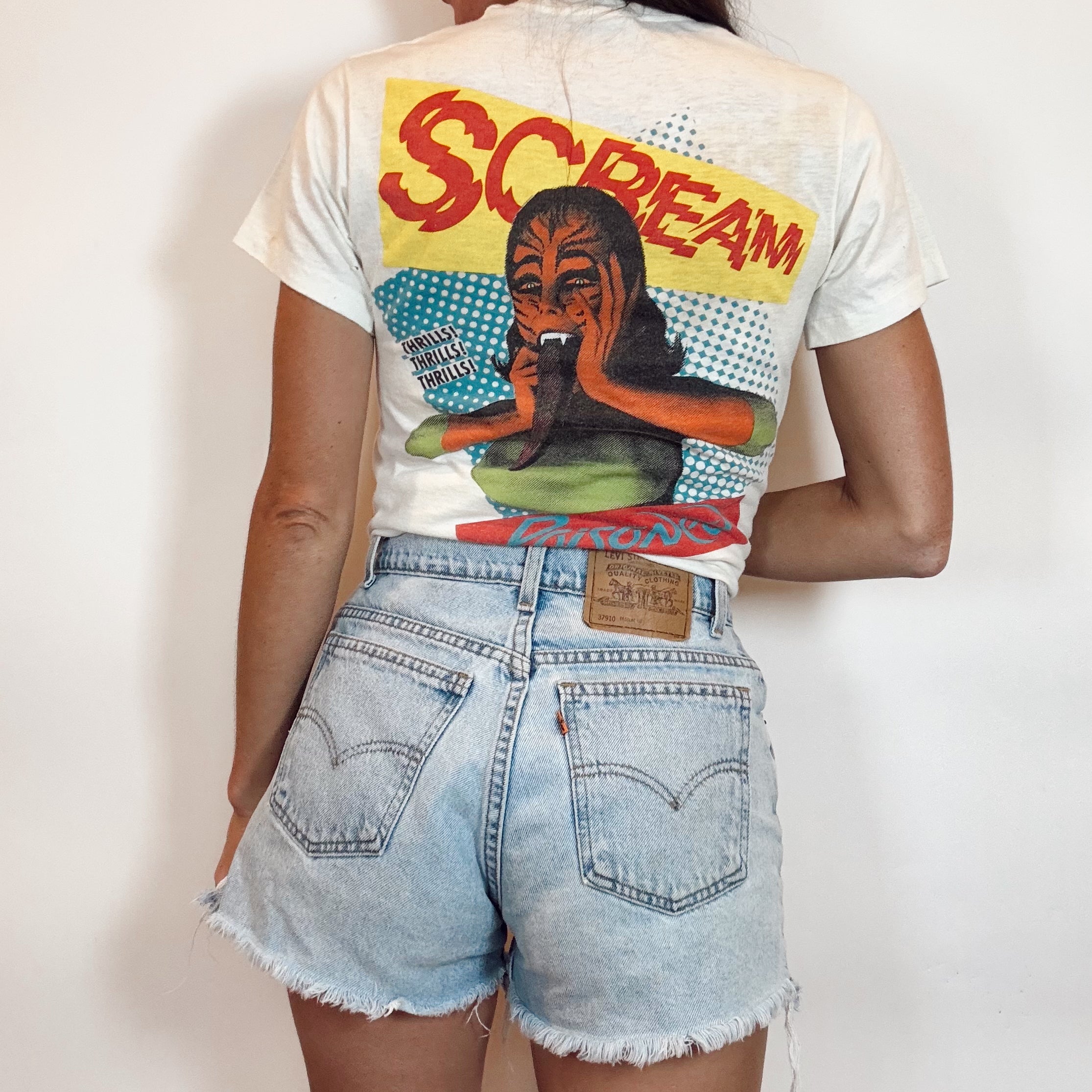 Vintage RARE 1989 Poison Scream Tee