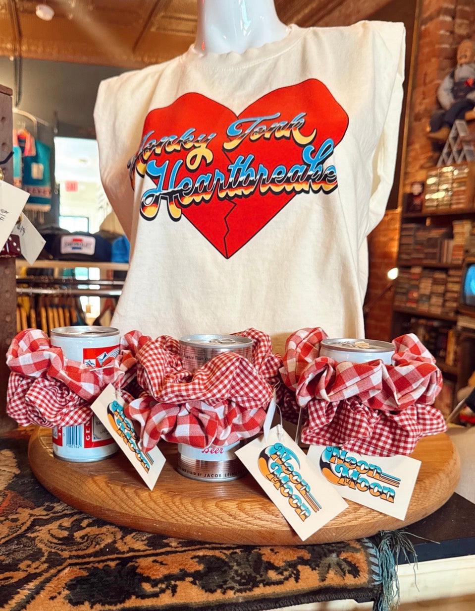 Sweet Tea Gingham Scrunchies