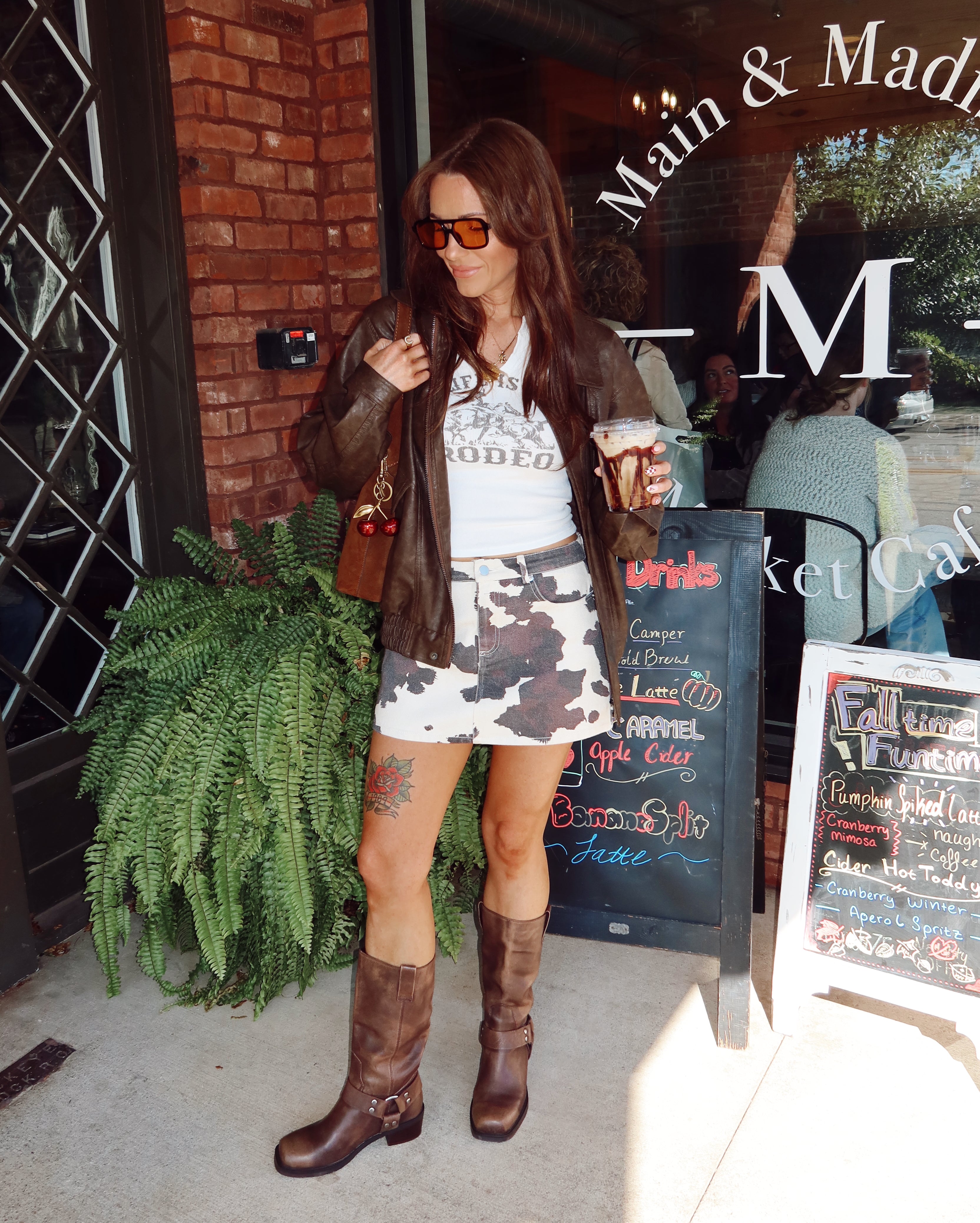 Saddle Up Denim Skirt