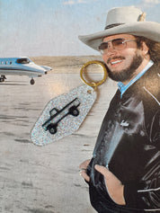 Pickup Truck Motel Keychain