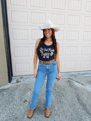 On The Road Again Lace Tank