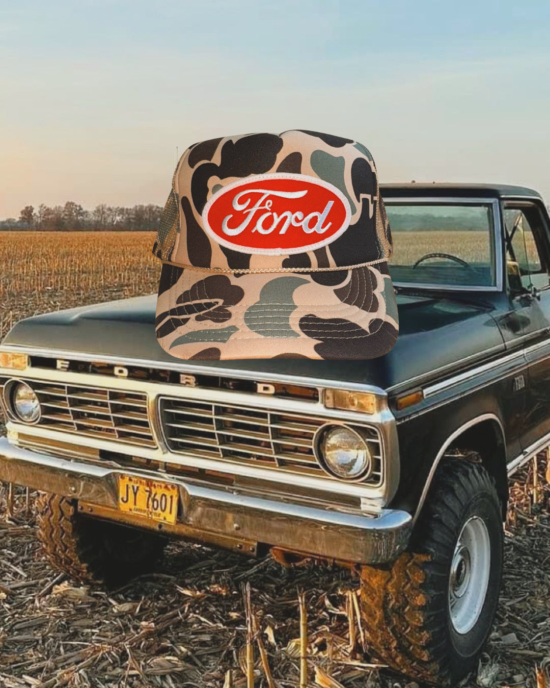 Ford Camo Trucker Hat