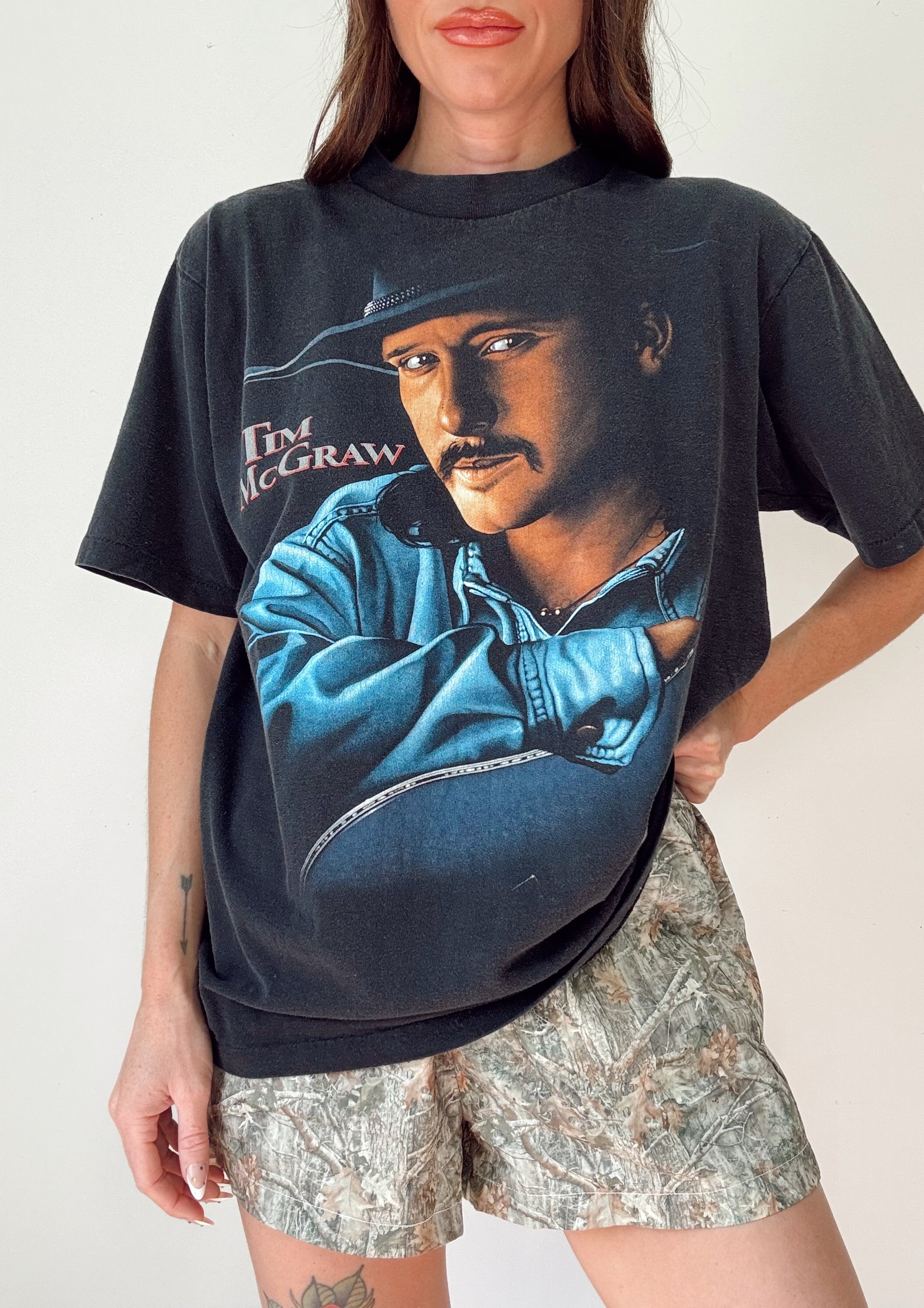 Vintage 90s Tim McGraw Don't Take The Girl Tee