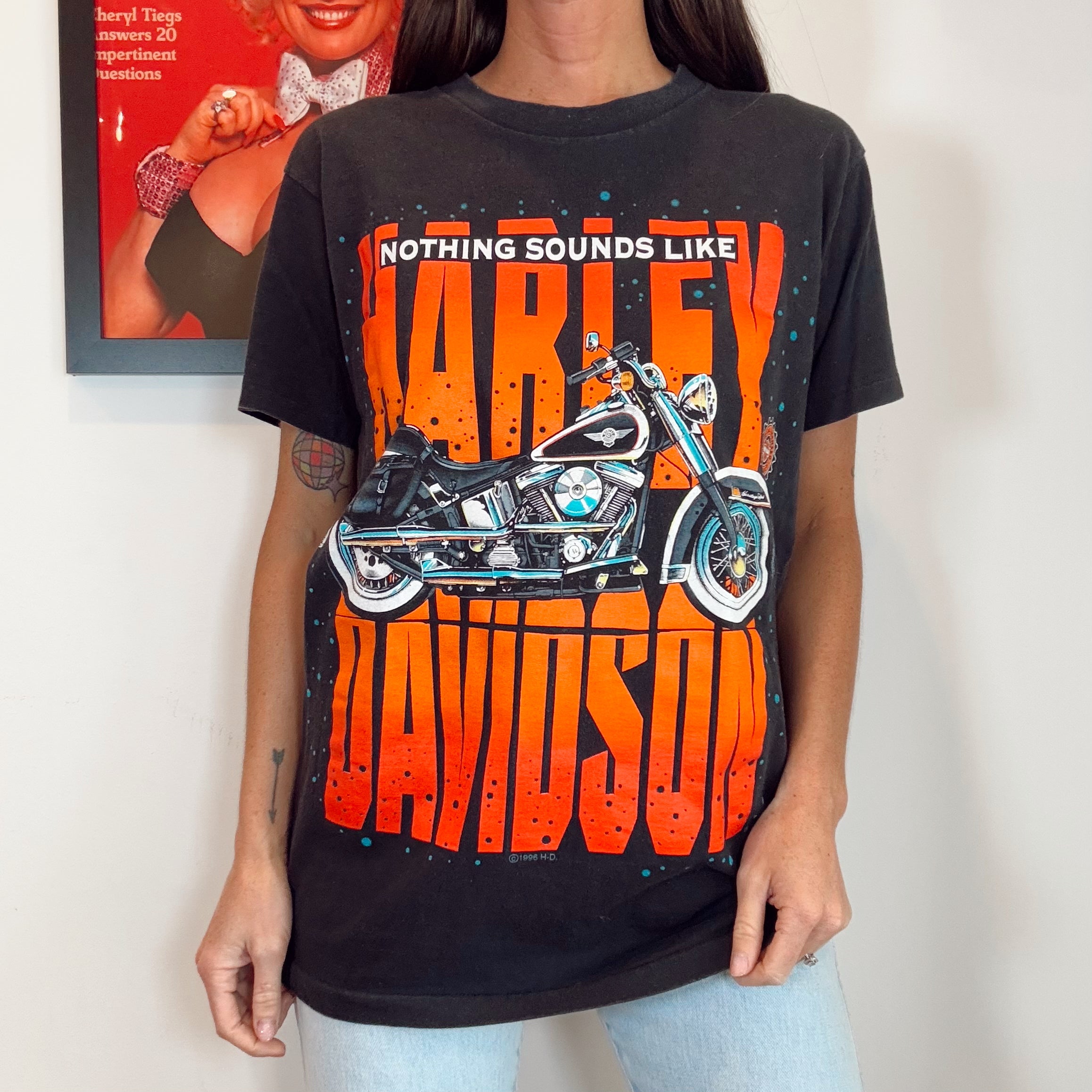 Vintage 90s Harley Davidson Nothing Sounds Like A Harley Tee