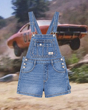 Backroad Betty Denim Shortalls
