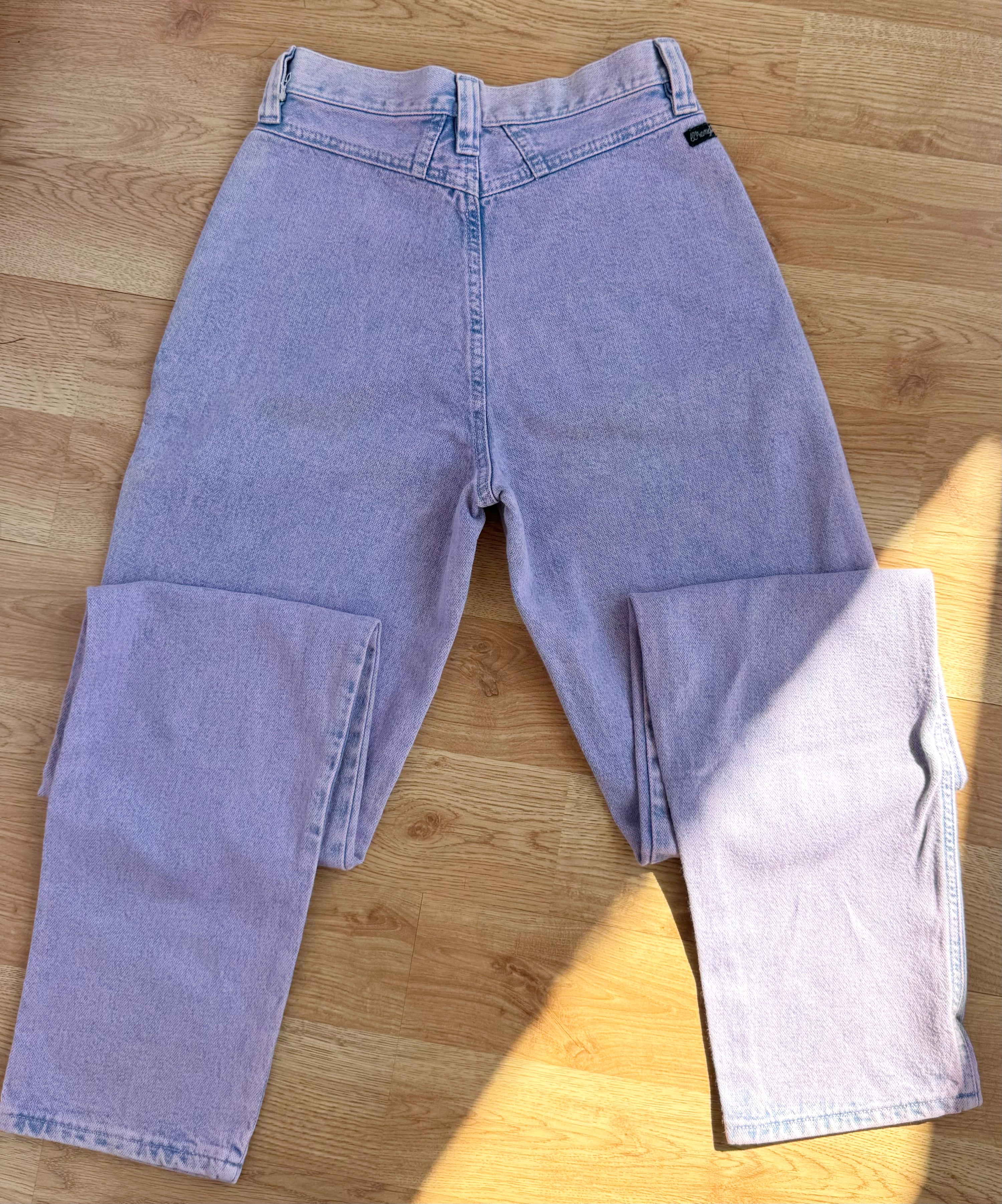 Vintage 90s Wrangler Lavender Acid Wash Jeans