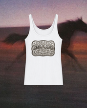 Neon Moon Chrome Western Buckle Tank