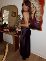 Midnight Lace Maxi Skirt