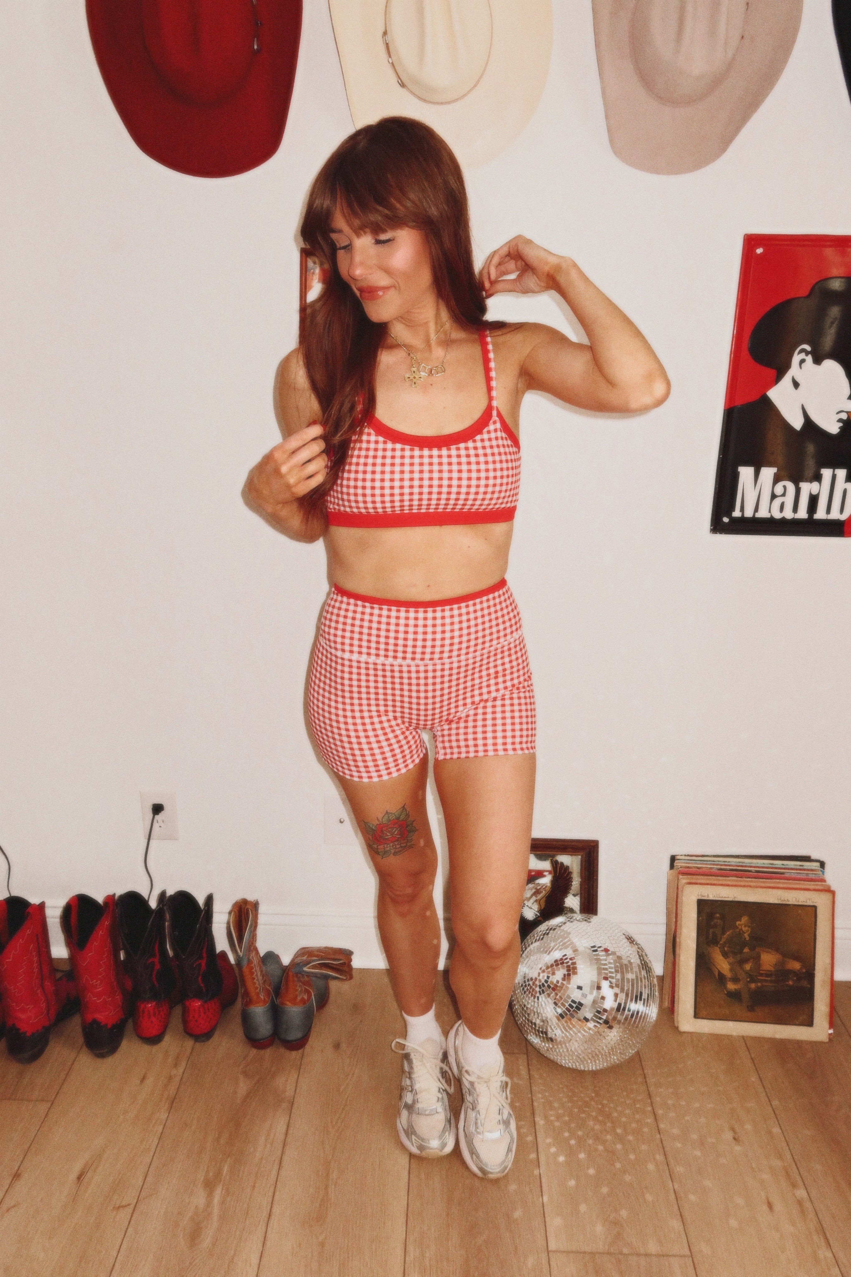 Cherry Pie Biker Shorts