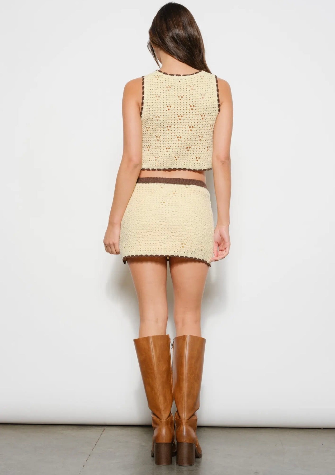 Golden Hour Crochet Skirt