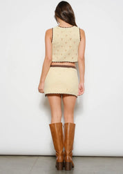 Golden Hour Crochet Skirt