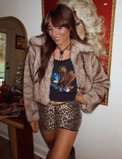 Wild Luxe Faux Fur Coat